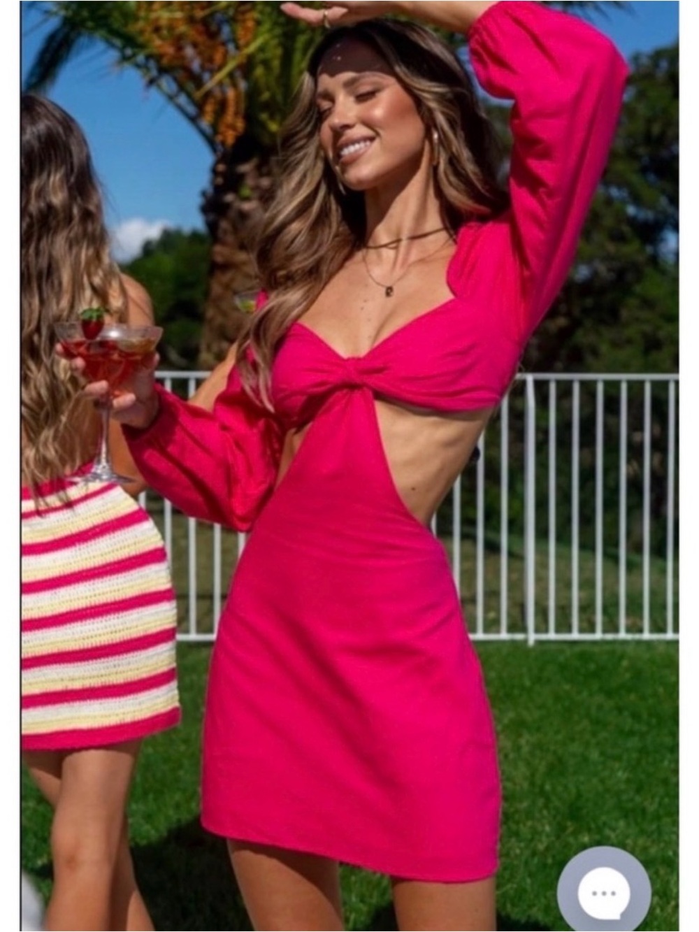 NWT Beginning Boutique Evylon Linen Mini Dress